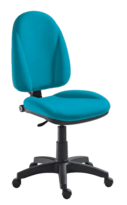 444/MEK židle kancelářská, látka SUE S 65 - látka tyrkysová